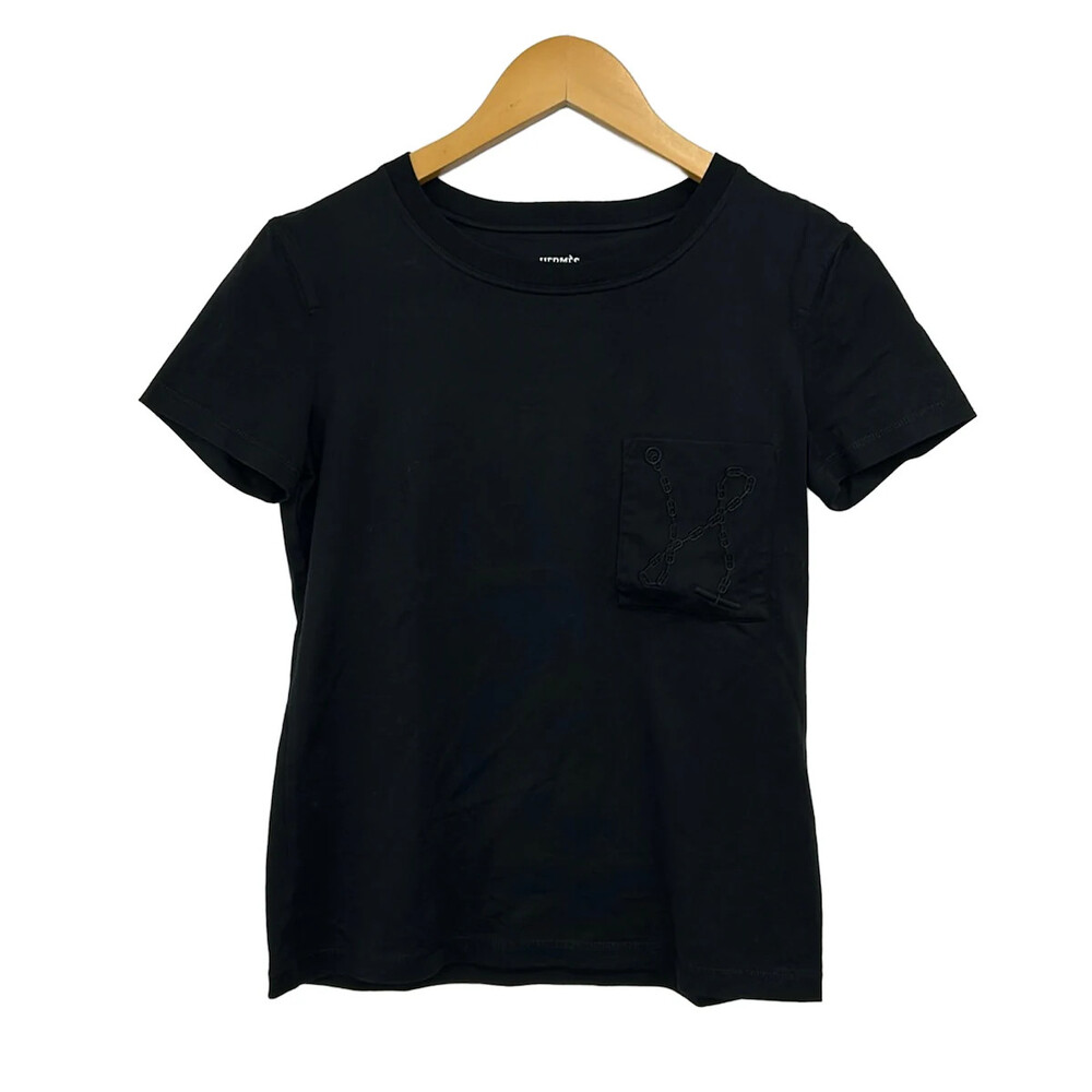 Hermes Black Women's T-Shirt #315302H60B